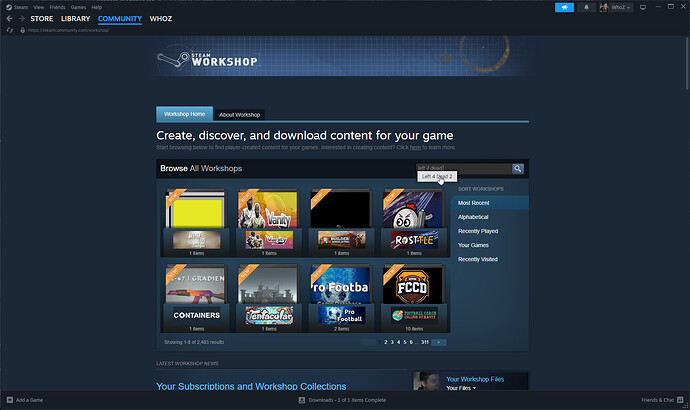 Workshop Search For Left 4 Dead 2